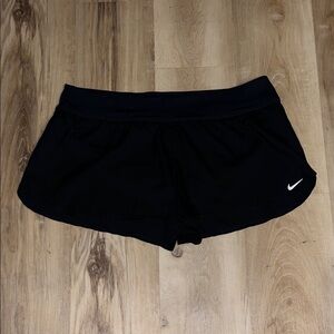 Nike Black Women's Athletic Shorts with Built-in Undies.